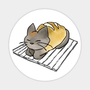 Bread Kitty Magnet